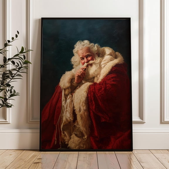 Winter Character Classic Portrait Traditional Winter Poster