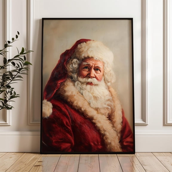 Winter Character Classic Vintage Poster