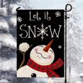 thumbnail image 1 of Winter Christmas Garden Flag – 12x18 Inches, Double-Sided Holiday Outdoor Decoration, Linen Fabric, Multicolor, Perfect for Yard, Porch, Balcony, and Patio, 1 of 5