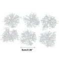 thumbnail image 1 of Winter Christmas Hanging Snowflake Ornaments for Christmas Tree Holiday Party Home Decor, Snowflake Ornament with Bright Durable Beautiful 2.36Inch White, 1 of 3
