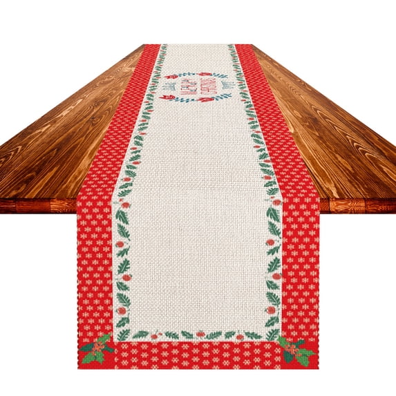 Winter Christmas Kitchen table decoration Indoor outdoor family party decoration - style:style3