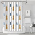 thumbnail image 1 of Winter Christmas Shower Curtain for Bathroom Merry Christmas Shower Curtains Durable Simple Shower Curtain Hooks Included,72x72Inch, 1 of 5