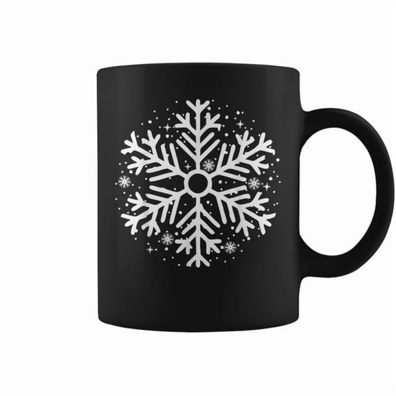 Winter Christmas Snowflake Matching Family Couples Style Coffee Mugs