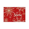thumbnail image 1 of Winter Christmas Xmas Placemats Table Mats for Party Home Kitchen Dining Table Decorations, 12x18 Inches, 1 of 6