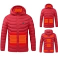 thumbnail image 1 of Winter Clearance!Brilliant Fleece Jacket for Men 3Xl Shiny Hooded Reflective Down Jacket Cotton Jacket, 1 of 9