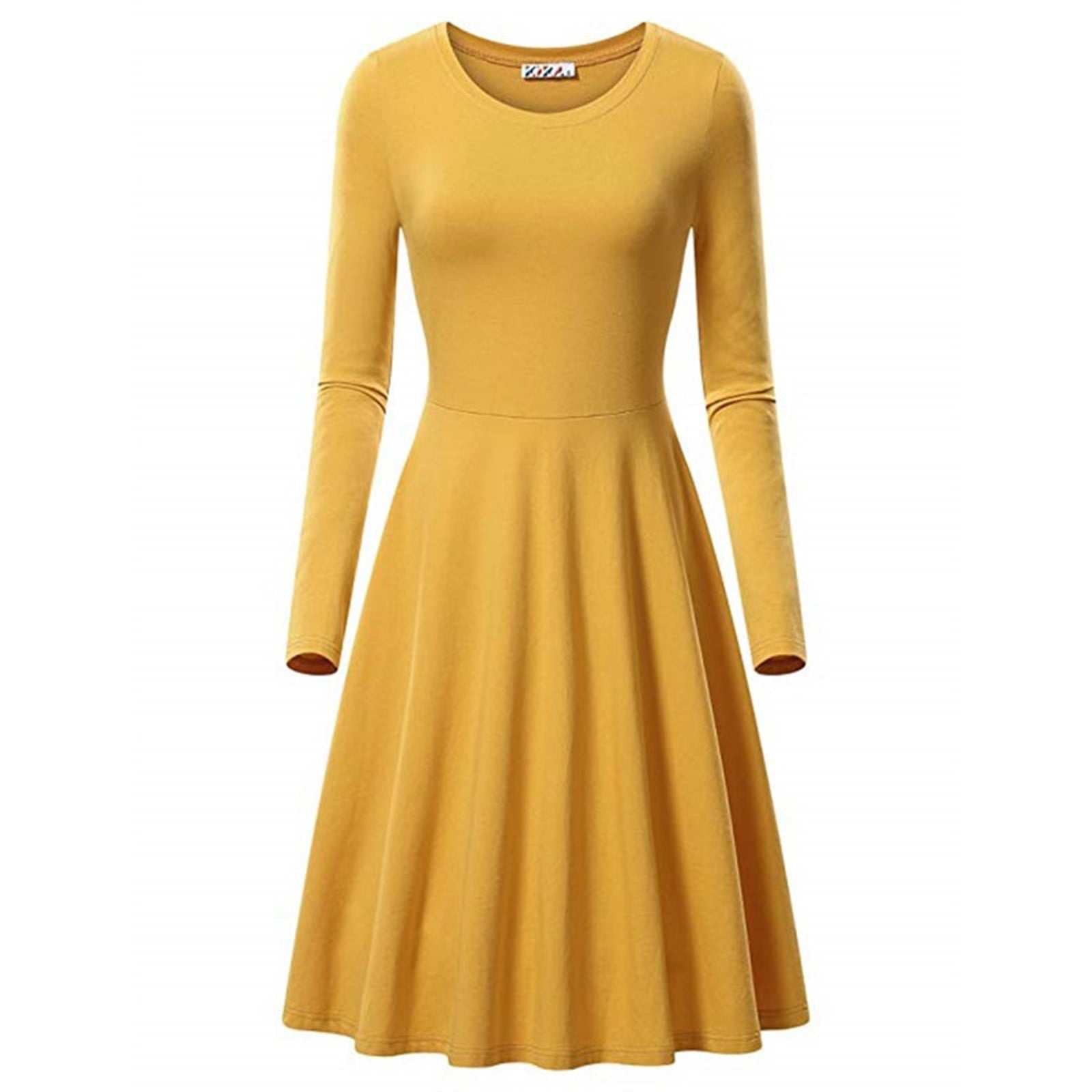 chinese dress ladies Zapaka Women Yellow Long Prom Dress A-Line Halter Pleated Tulle Tiered Party Dress with Embroidery, Yellow / US14