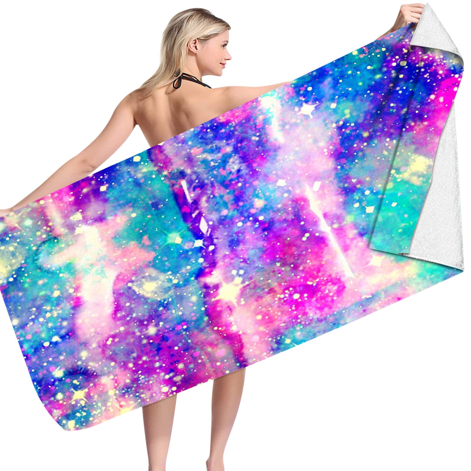 ComfortMax Towel - Reversible Microfiber & Cooling Tech, 35x71", Sand-Free, Ultra Soft For Beach, Pool & Home