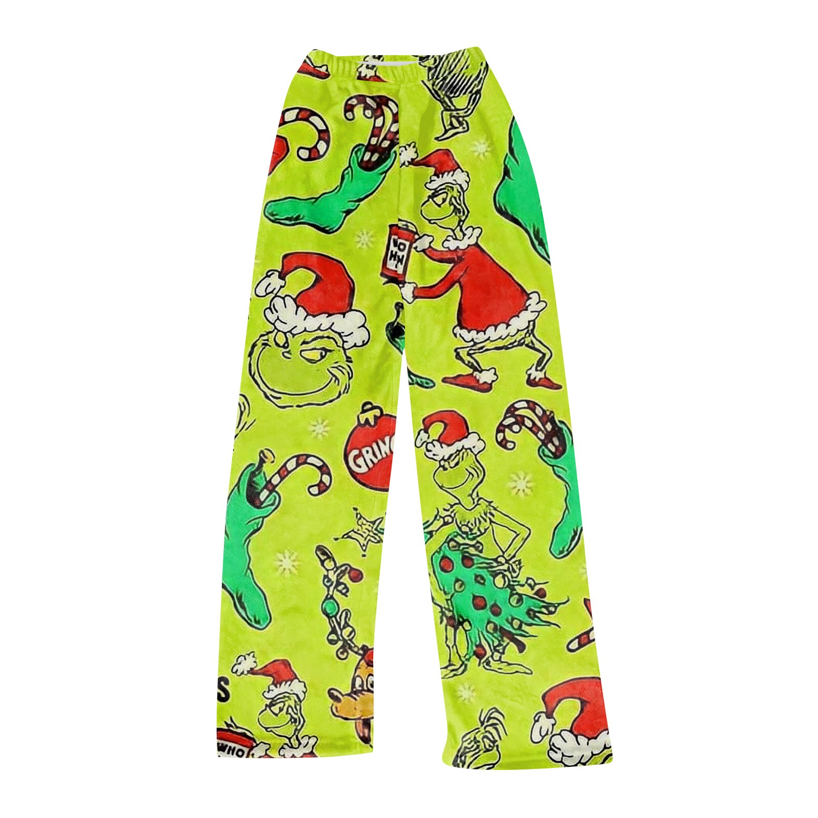 Pyjama Famille Noël « Le Grinch » – Ensemble Doux En Peluche | Pour Femme, Homme, Enfant | Idée Cadeau Festive