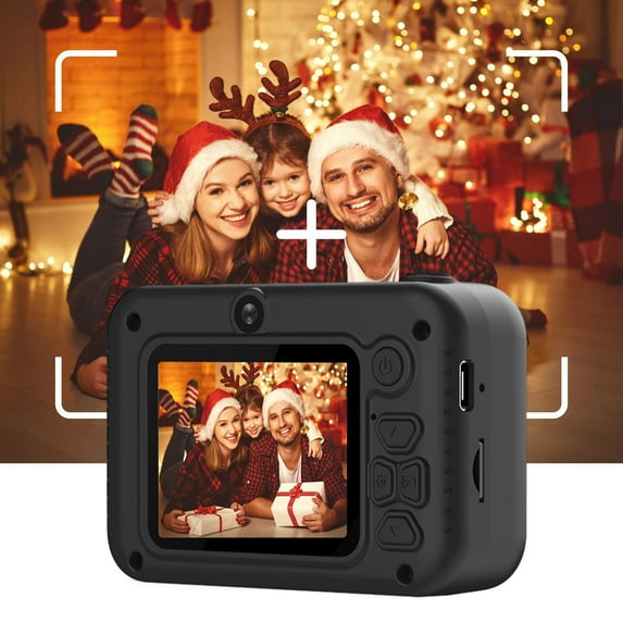 Winter karymi Children's Holiday Gift High-definition Front and Rear Single Shot 2000w Mini 2.0 Inch Video Camera Can Take Pictures Without Card Christmas Gifts