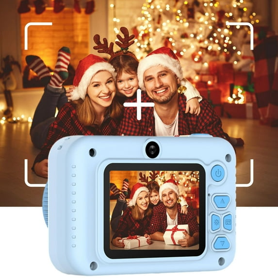 Winter karymi Children's Holiday Gift High-definition Front and Rear Single Shot 2000w Mini 2.0 Inch Video Camera Can Take Pictures Without Card Toys for Ages 8-13