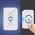 thumbnail image 1 of Winter karymi Doorbell Wireless Chime Home Doorbell Intelligent 61 Songs Smart Doorbell Alarm Beeper Door Bell Outdoor Electronics Wireless Doorbell Gifts for Men Today, 1 of 9