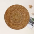 thumbnail image 1 of Winter karymi Rattan Woven Mat Multiple Sizes Placemats Can Be Used As Pot Holders Effective Heat Insulation Protection of Table Home Decor Table Decor Dorm Decor Today, 1 of 8