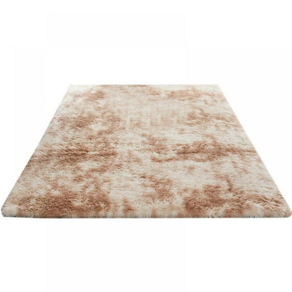 Winter Clearance Sebbolt Soft Artificial Fur Washable Non-Slip Long Plush Area Rug, For Decorative Floor Mat For Living Room Bedroom Playing Room,19.6in x 31.4in (Beige)
