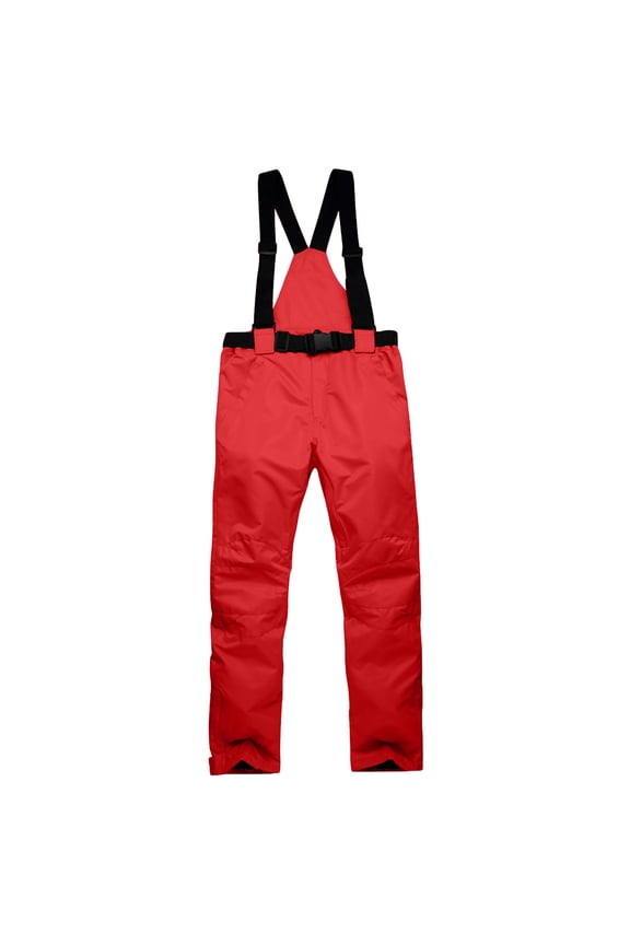 Men's and Women's Plus Size Insulated Waterproof Ski Bib Overalls Thick Warm Winter Snowboard Pants Ripstop Windproof Ski Pants Outdoor Snow Suit Trousers