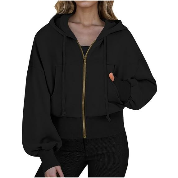 Winter Winter Coats for Women Stylish Hooded Casual Jacket With Zipper Pocket In Solid Color Coat Outwear Womens Coats