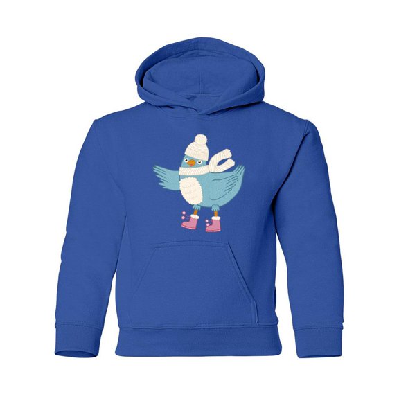 Winter Clothing Bird Hoodie Juniors -Image by Shutterstock,  Large