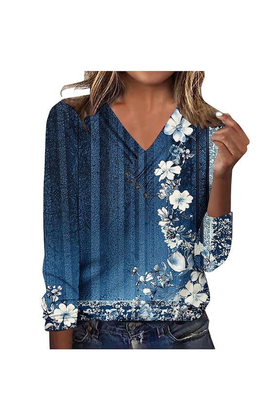 Winter Clothing For Women 2025 Pullover Sweaters Winter Clothes Fashion Hoodies & Sweatshirts Short Sleeve Long Sleeve Blouses Floral