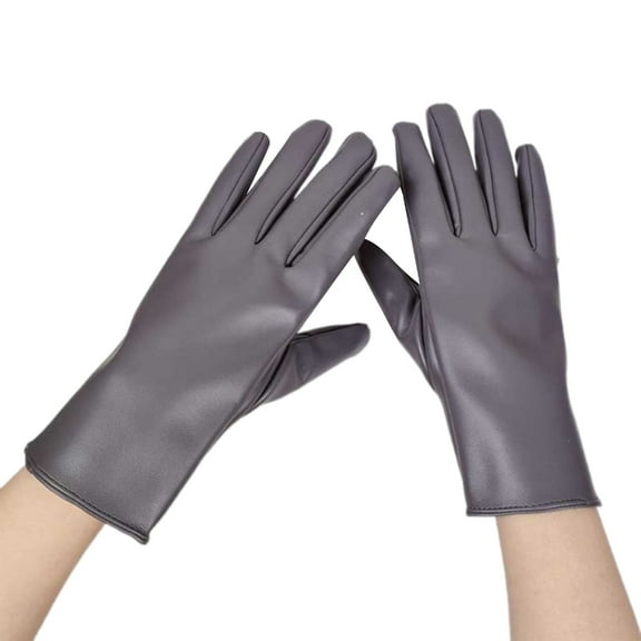 Winter Club Gloves For Women Premium PU Leather Windproof Design Hand Protection