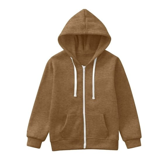 Winter Coat Boys Size 7 Boys Zip up Hoodies Coats Thick Fleece Multi Zipper Pockets Cotton Hoodie Sweatshirts Youth Kids Outdoor Warm Jackets