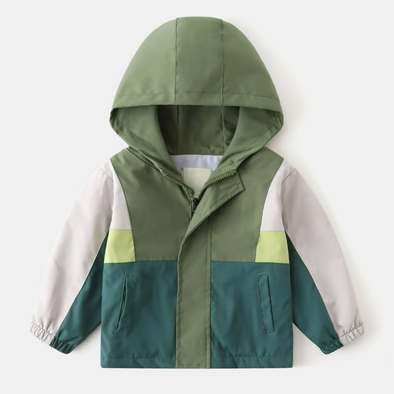 Winter Coat Cute Printed Lightweight Jacket Windbreaker Outerwear for Baby Toddler Fall Spring Jacket 4-5 Years