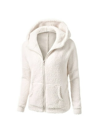 Fuzzy Hooded Jacket