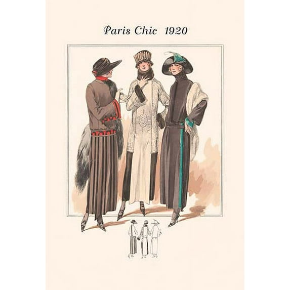 Winter Coats Fine art canvas print (20" x 30")