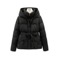thumbnail image 1 of Winter Coats For Women Sevevn Women's Winter Warm Puffer Jackets Slim Fit Hooded Coat with Belt, 1 of 8