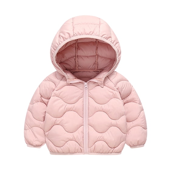 Winter Coats Lightweight Puffer Jacket for Toddler Boys Girls, Kids Light Outwear Puffer Padded Outwear Szie for 1-11T