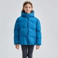 thumbnail image 1 of Winter Coats Medium Length Lightweight Puffer Jacket for Little Boys Girls, Kids Light Outwear Puffer Padded Outwear Szie 4-11T, 1 of 6