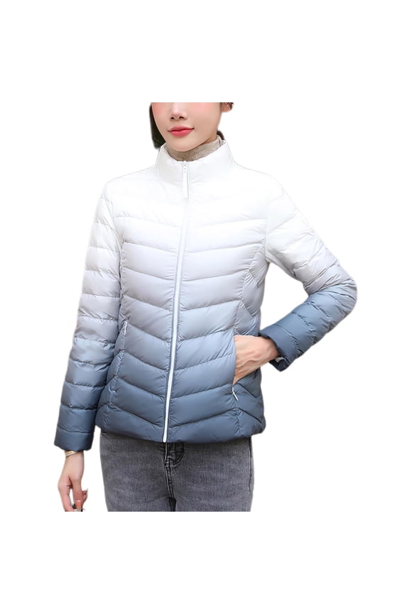Winter Coats Sevevn Women's Winter Puffer Winter Coat Full Zip Quilted Bubble Outerwear Insulated Hooded Winter Jackets
