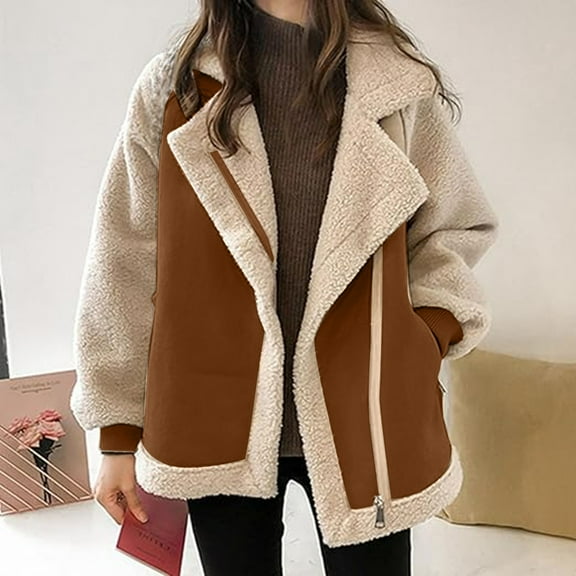 Winter Coats For Women 2024 Casual Jacket Soft Warm Short Lambswool Jacket Jackets With Pockets Nylon Jackets for Women Lightweight Women's Western Wear Fall Vests for Women Jackets under Womens