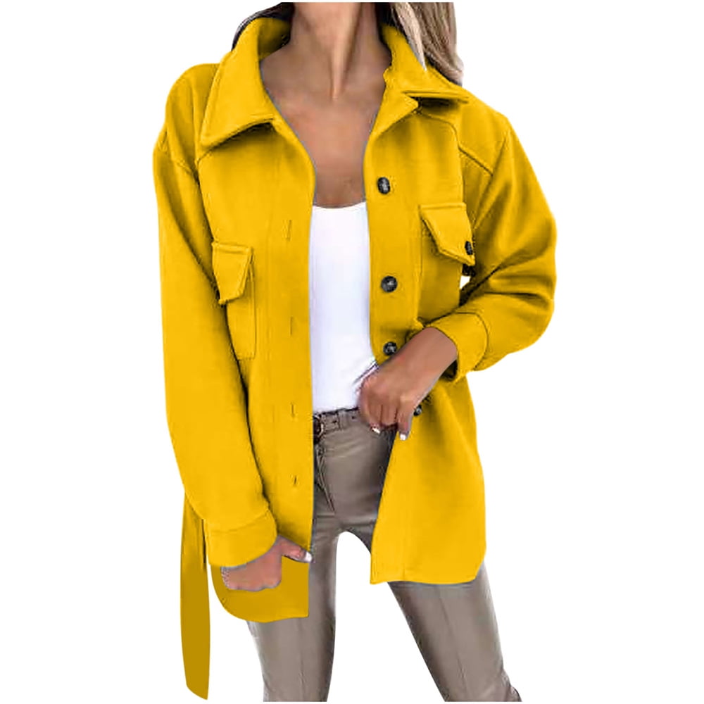 2022 New Woolen Jacket Women Blazer Vintage Autumn Winter Coats Woolen Coat  Loose Casual Jackets Tops Fashion Outerwear Female