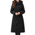 thumbnail image 1 of Winter Coats for Women Long Waist Defining Detachable Hood Winter For Warm Oversized Quilted Coat With Removable Windproof Thermal Outerwear For Cold Weather Winter Jackets for Women, 1 of 4