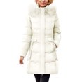 thumbnail image 1 of Winter Coats for Women Longline Quilted Coat With Detachable Hood Winter Warm Thickened Down Alternative Jacket Outerwear For Cold Weather Winter Jackets for Women, 1 of 5