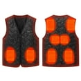 thumbnail image 1 of Winter Coats Women Men Women Heated Vest Jackets Rechargeable Usb Fleece Heated Vest Electric Warming 15 Heating Zones Vest Coats Womens Long Winter Coat, 1 of 7