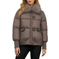 thumbnail image 1 of Winter Coats for Women Winter Coat With Hood Warm Thickened Down Jacket Outerwear Windproof Cold Weather Thermal Jacket For Ladies Winter Jackets for Women, 1 of 4