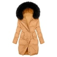 thumbnail image 1 of Winter Coats for Women Winter Thermal Long Heavyweight Coat For Extreme Cold Weather Warm Outwear With Hood Windproof Full Zip Jacket Winter Jackets for Women, 1 of 2