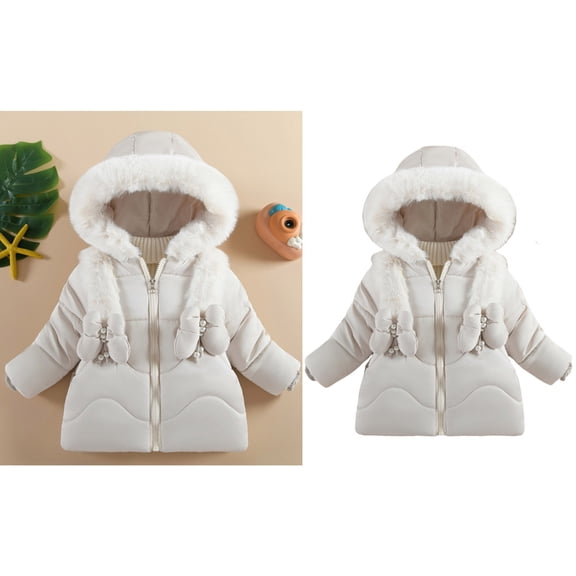 Winter Coats for Boys,Boys Puffer Jacket Mid-Length Heavyweight with Trim Hood Windproof Warm Kids Winter Jacket Boys Coats Size 12-18 Months
