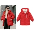 thumbnail image 1 of Winter Coats for Boys,Boys Puffer Jacket Mid-Length with Hooded Warm and Windproof Thick Parka Girls Winter Clothes Size 5-6 Years, 1 of 5