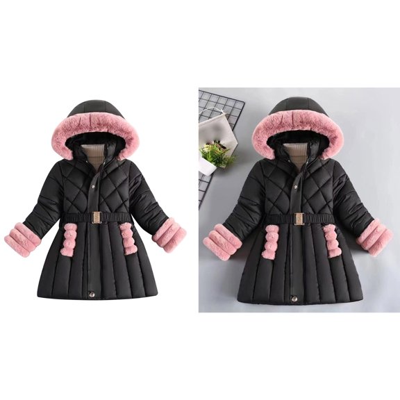 Winter Coats for Boys,Boys Puffer Jacket Mid-Length with Hooded Warm Windproof Boys' Hooded Winter Coat Boys Coats Size 4-5 Years
