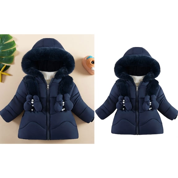 Winter Coats for Boys,Kids Puffer Coat Mid-Length with Hooded Warm Windproof Packable Hooded Puffer Coat Boys Jackets Size 18-24 Months
