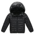 thumbnail image 1 of Winter Coats for Kids with Hoods Little Girls Boys Infant Toddler Lightweight Padded Hooded Puffer Coat Warm Jackets for 2-7T, 1 of 4