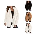 thumbnail image 1 of Winter Coats for Women 2025 Long Sleeve Open Front Notch Collar Cardigan Jacket Work Office Outerwear, 1 of 1