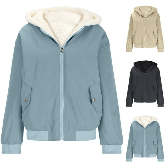 Winter Coats for Women Fashion Women Zipper Pocket Coat Long Jacket Winter Long Sleeve Down Cotton