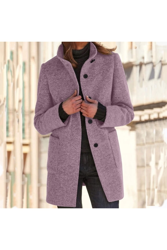 Winter Coats for Women Open Front Casual Long Cardigan Sweaters Knit Jackets with Pockets