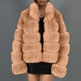 thumbnail image 1 of Winter Coats for Women Warm Fluffy Faux Fur Jackets Cropped Jacket Parka Outwear Solid Color Sharpe Fuzzy Jacket Coat Jackets for Women, 1 of 4