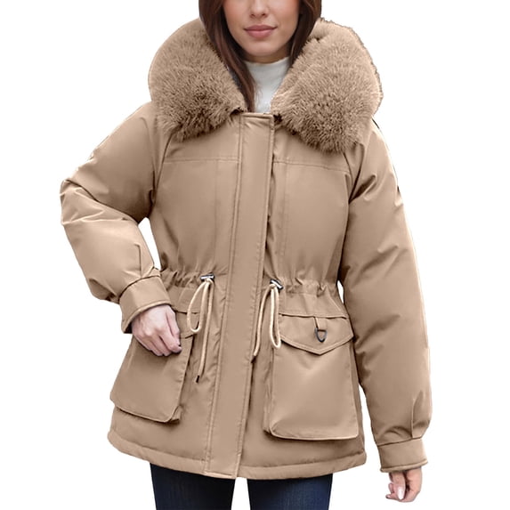 Winter Coats for Women Winter Warmth Long Coat With Hood Outerwear Jacket Thermal Insulated For Cold Weather Fashion Winter Jackets for Women