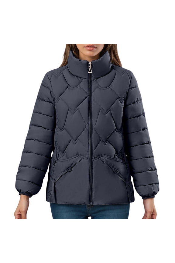 Winter Coats for Women Winter Warmth Short Coat With Stand Collar For Cold Weather And Everyday Fashion Outerwear Winter Jackets for Women
