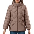 thumbnail image 1 of Winter Coats for Women Winter Warmth Short Coat With Stand Collar For Cold Weather And Everyday Fashion Outerwear Winter Jackets for Women, 1 of 4