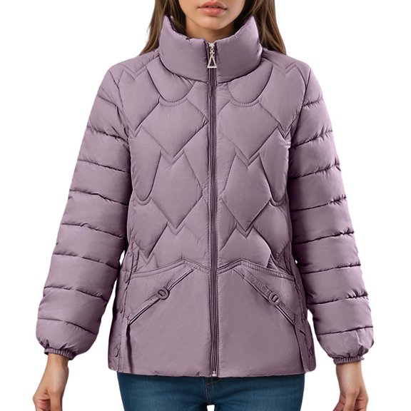 Winter Coats for Women Winter Warmth Short Coat With Stand Collar For Cold Weather And Everyday Fashion Outerwear Winter Jackets for Women